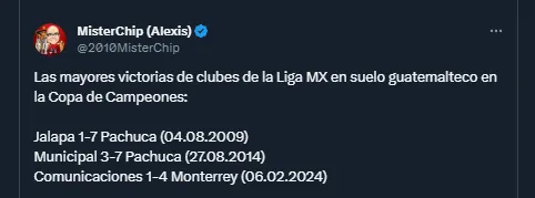El contundente dato de MisterChip sobre la derrota de Comunicaciones ante Rayados