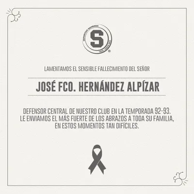 La publicación de Saprissa.