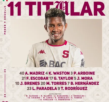 Los 11 de Medford para el Clásico (Saprissa).