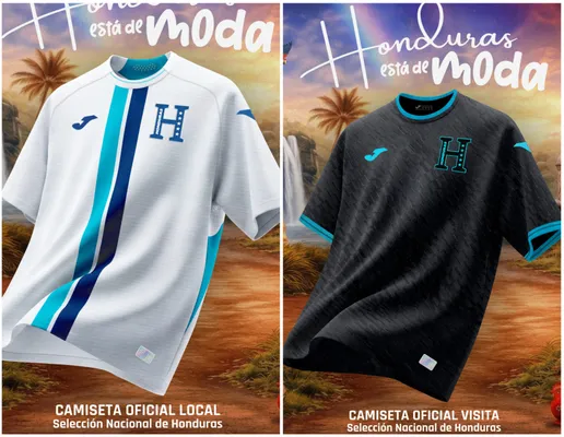 La camisa de local y visitante que usará la Selección de Honduras por los próximos cuatro años