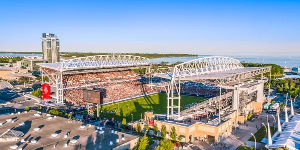 Vista panorámica del recinto en el que Panamá hará su debut mundialista (Toronto Argonauts).