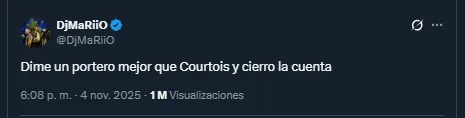 DjMario en su cuenta oficial de X.