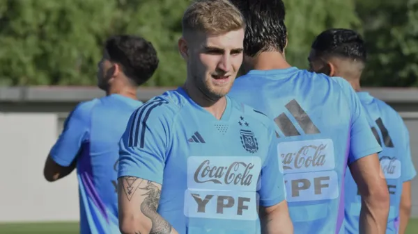 Nicolás Valentini ya entrena con la Selección Argentina. (