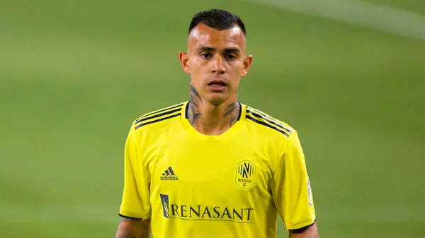 Randall Leal jugando con el Nashville SC de la MLS (