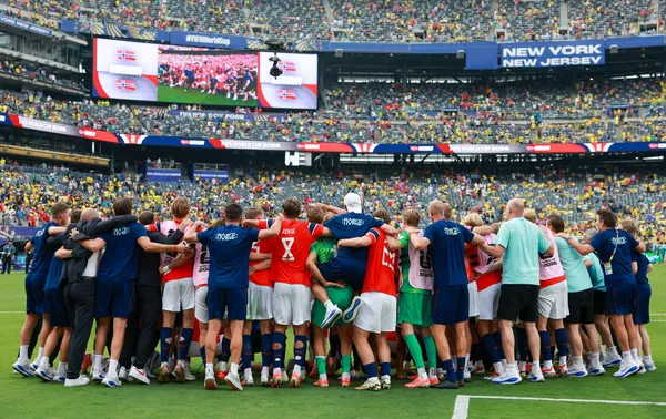 El último partido que albergó el MetLife Stadium fue la agónica victoria de Noruega sobre Brasil por los octavos de final. (