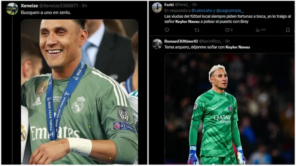 En Boca quieren a Keylor Navas como portero. (
