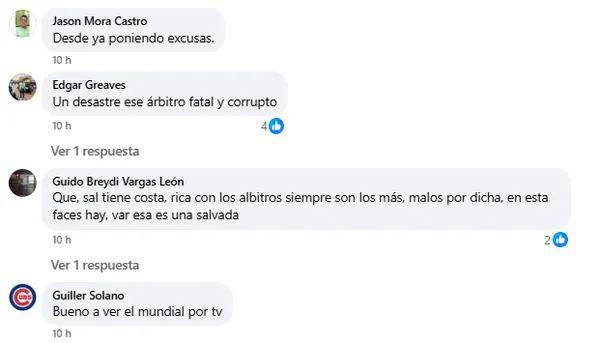 Aficionados de la Selección de Costa Rica en redes sociales