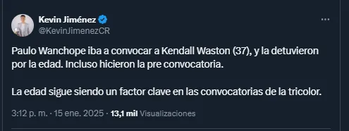 Kevin Jiménez / X