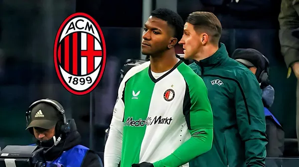 Jeyland Mitchell ante el Milan en Champions