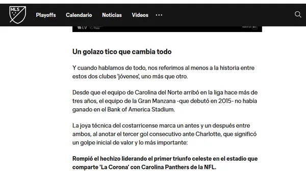 Desde la MLS se rinden ante Alonso Martínez