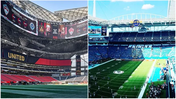 Los estadios que albergarán el inicio y el final de la Copa América 2024.