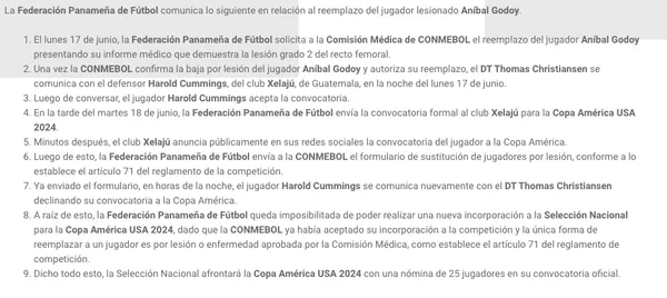 Comunicado al completo de la FPF (