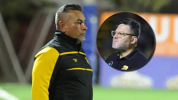 José Giacone y Jafet Soto en Herediano 