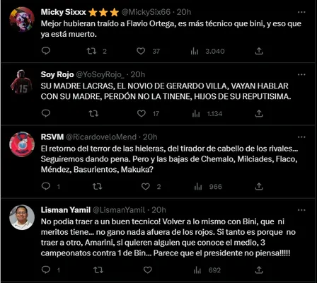 Comentarios de los aficionados de Municipal.