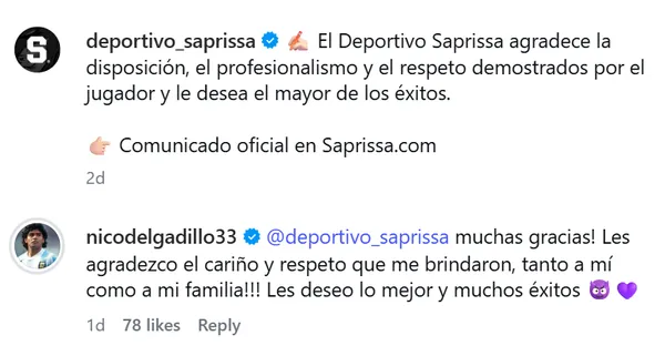 Así se despidió Delgadillo (Instagram).