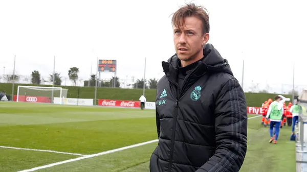 Guti entrenador en el Real Madrid
