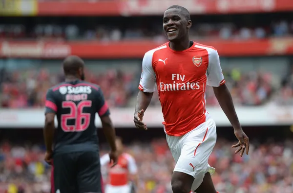 Joel Campbell disputó un total de 40 partidos oficiales en el Arsenal (Getty Images).