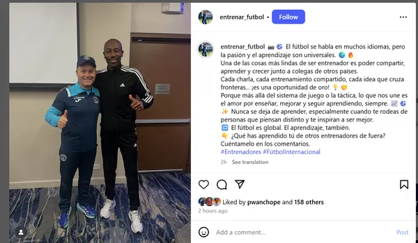 La publicación de Javier López (Instagram).