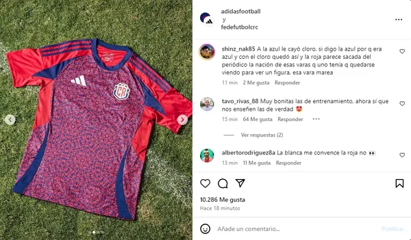 Los comentarios en los posteos de Costa Rica. (