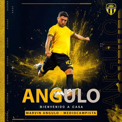 La imagen con la que presentaron a Marvin Angulo.