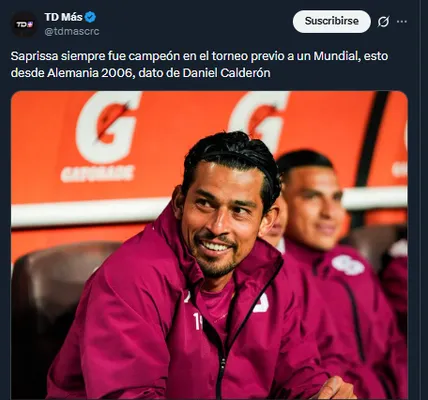 TD Más en su cuenta oficial de X