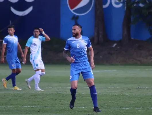 Richard Rodríguez Álvez con la Selección de Nicaragua