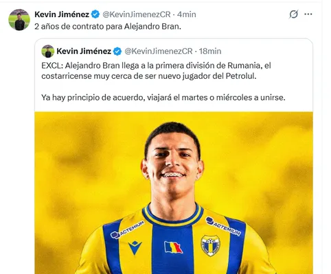 Kevin Jiménez en X.