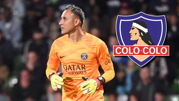 Keylor Navas en carpeta del Colo Colo. (