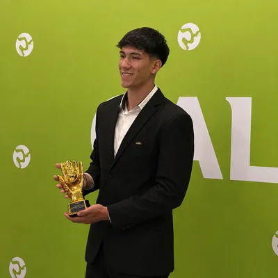 Alejandro Rojas fue reconocido por la UNAFUT como el mejor guardameta del Clausura 2025 en la categoría U-19 (Unafut).