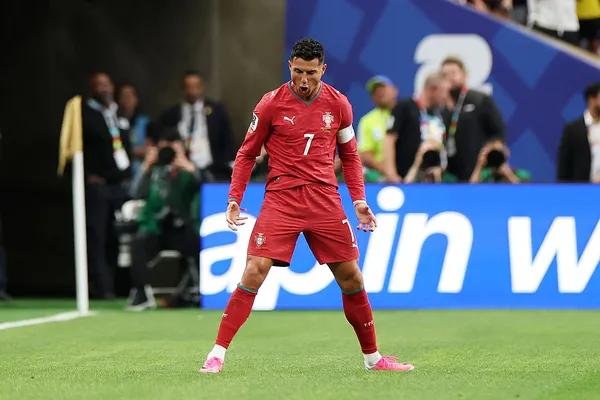 CR7 reistra 146 festejos con el uniforme de su selección (Getty Images).