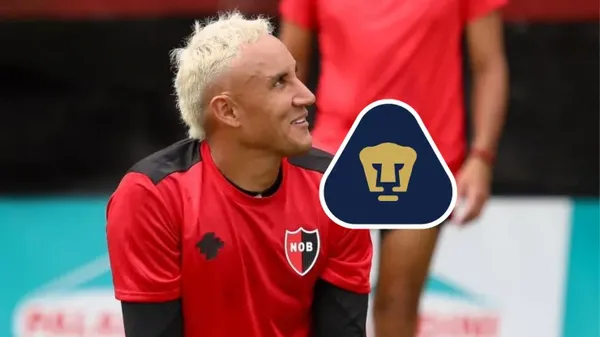 Keylor Navas con Newell's