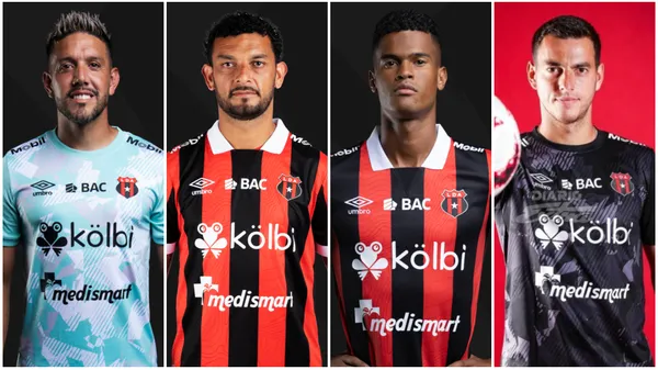 Los cuatro jugadores de Alajuelense que quedan libres en junio. (