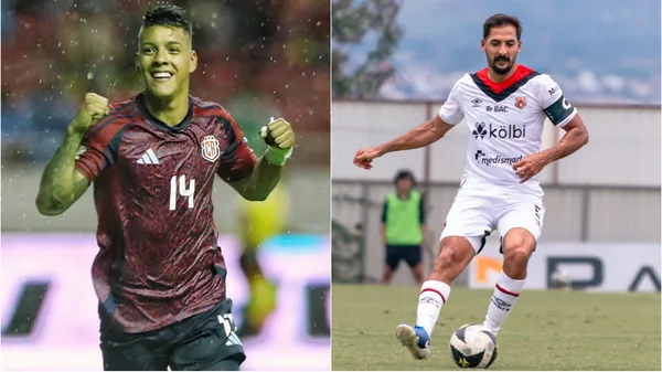 Orlando Galo mencionó que siempre se "fijaba cómo se perfilaba, cómo recuperaba, cómo trasladaba. Aprendí mucho" de Celso Borges. (Fotos: John Durán / La Teja y Alajuelense)