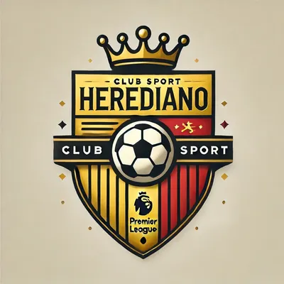 Escudo de Herediano según la IA si jugara en la Premier League