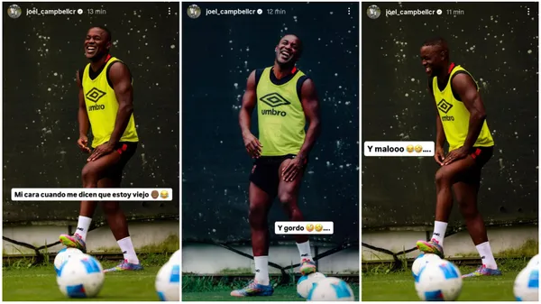 El mensaje de Joel Campbell en sus redes sociales. (