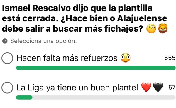 En Alajuelense quieren más fichajes.