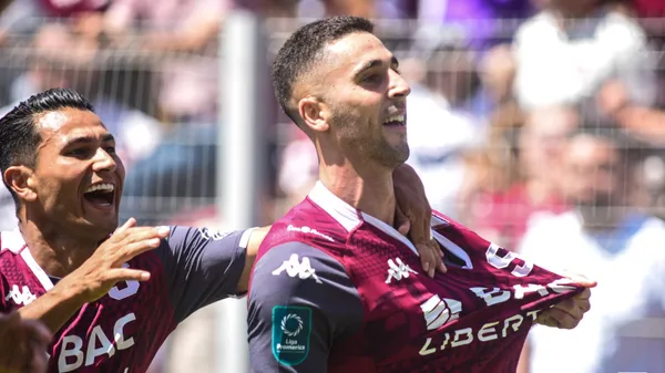 Sabin Merino celebra el gol agónico con el que la "S" rescató un empate 1-1 el pasado 9 de febrero, en el Clásico que Alajuelense había empezado ganando gracias a Canhoto. (