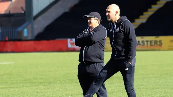 Machillo Ramírez y Luis Marín, juntos en la Selección. (Fedefútbol)