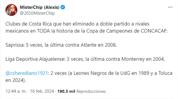 MisterChip recordó las gestas de Deportivo Saprissa y la Liga. (