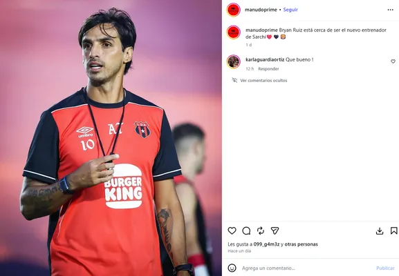 La información de la cuenta partidaria ManudoPrime. (Instagram)