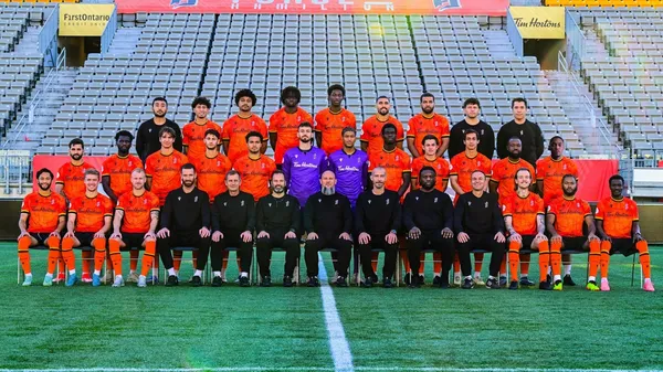 El plantel del Forge (Forge FC).