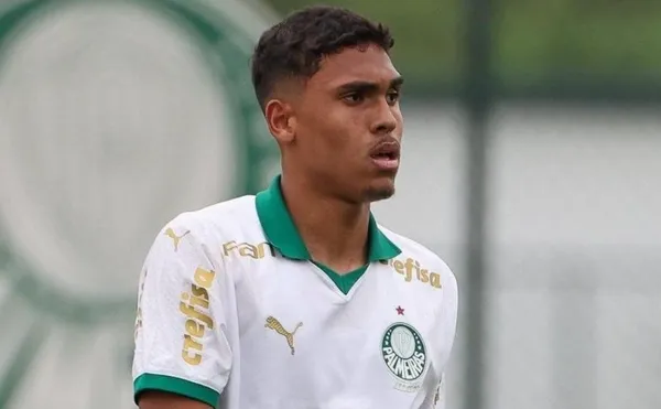 Gabriel De Azevedo en la Sub-20 del Palmeiras