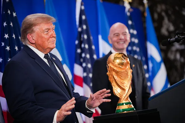Trump estará presente en el New York New Jersey Stadium para la final del Mundial 2026 (Getty Images).
