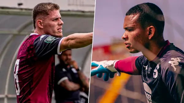 Los dos juveniles que renovaron con Saprissa.