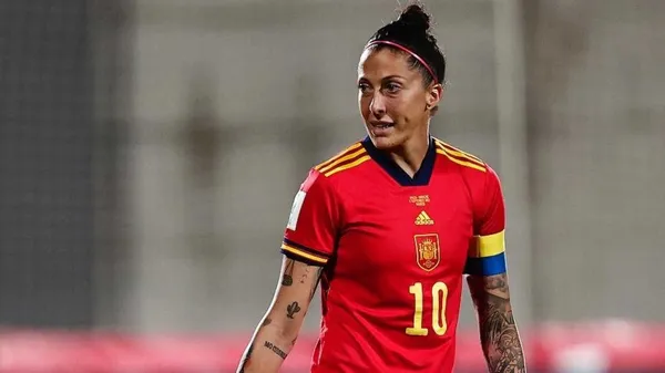 Jenni Hermoso con la Selección de España