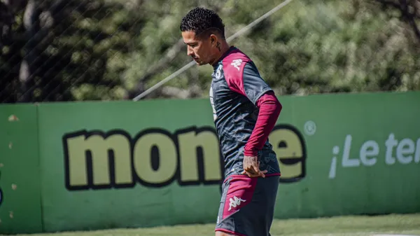 Gerson Torres volvió a entrenar con sus compañeros.