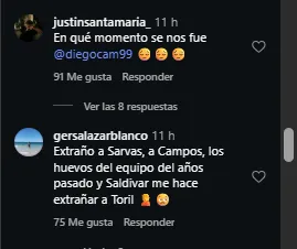 Hinchas de Alajuelense extrañando a Diego Campos