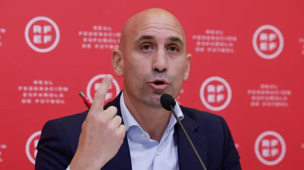 Luis Rubiales, presidente de la Federación Española de Fútbol