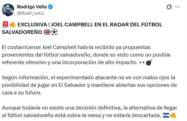 Información de Rodrigo Velis, periodista salvadoreño.