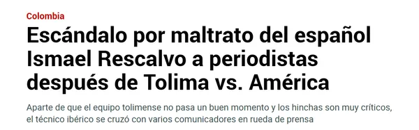 Ismael Rescalvo esconde una gran polémica en su historial como entrenador (Marca).